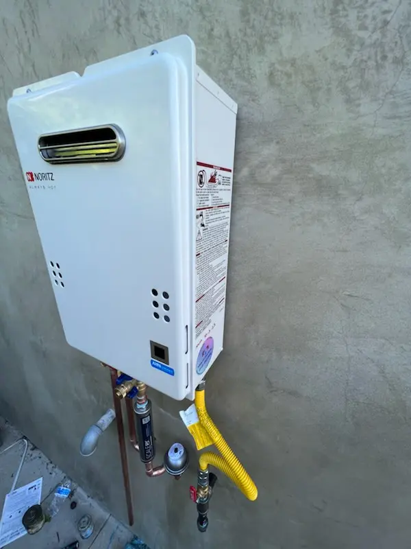 Tankless water heater installation for Wakefield homes